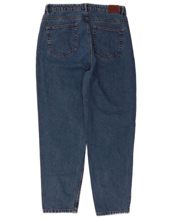 Zara Jean Trafaluc taille haute fuselé pour femme EU 42 Large W32 L28 Bleu