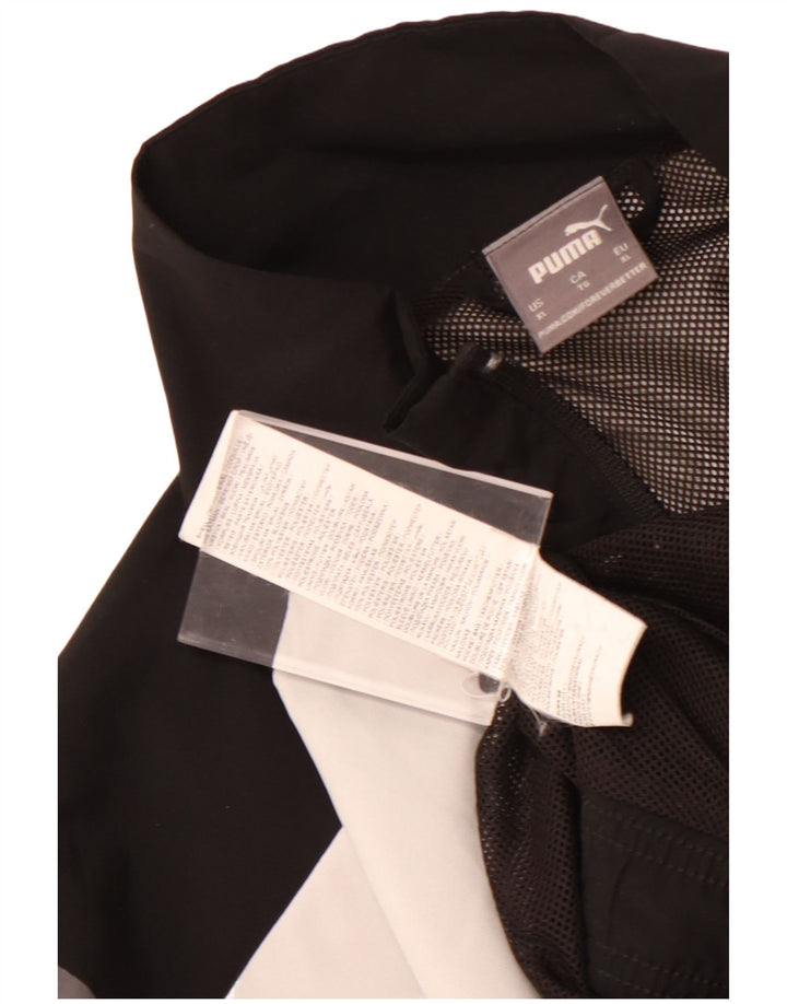 Puma Veste de Survêtement Homme XL Noir Colorblock Polyester