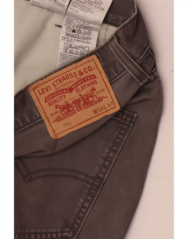 Levi's Jean Droit 751 Homme Gris W36 L32 Coton