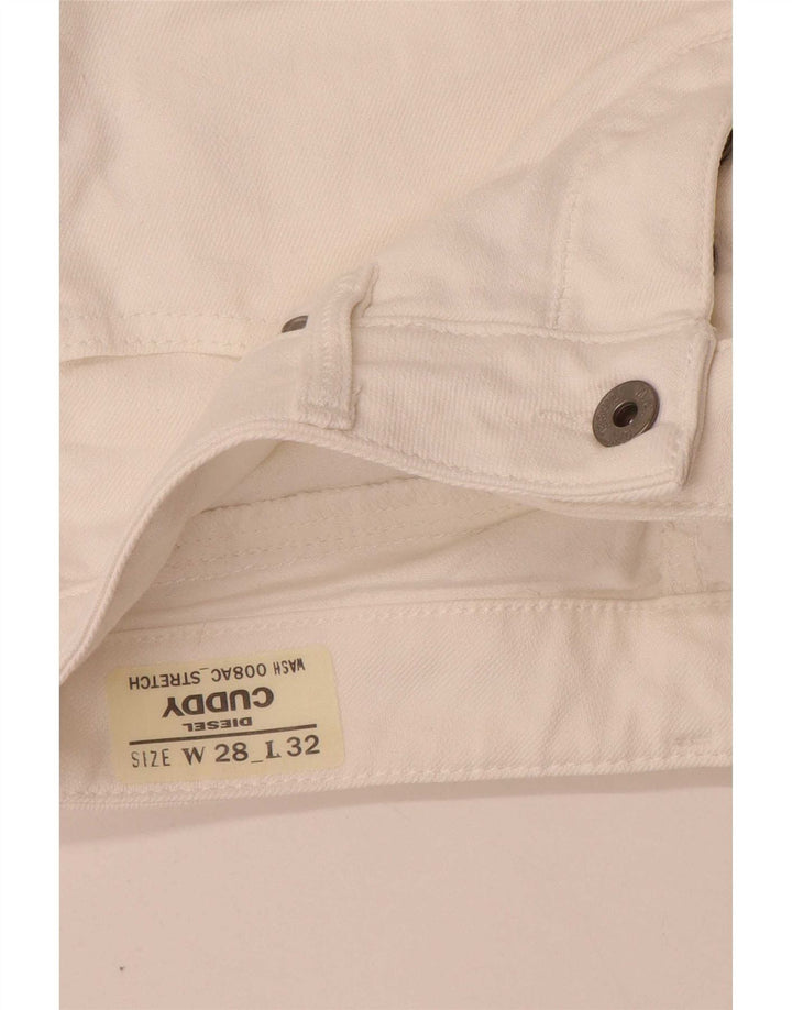 Diesel Jean Cuddy Slim Femme W28 L29 Coton Blanc