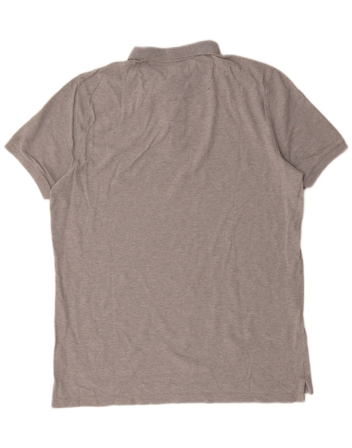 Massimo Dutti Polo Homme Large Gris Moucheté Coton