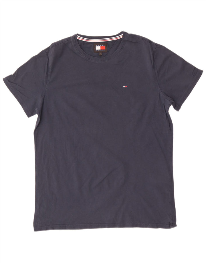 Tommy Hilfiger T-Shirt Homme Haut Large Bleu Marine