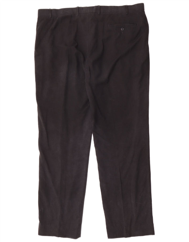Marks & Spencer Pantalon de costume pour homme W42 L33 Bleu marine Lyocell