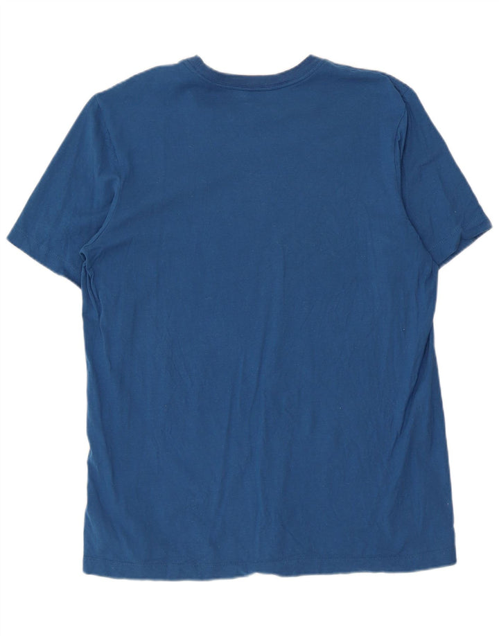 Nike T-Shirt Homme Bleu Moyen Coton