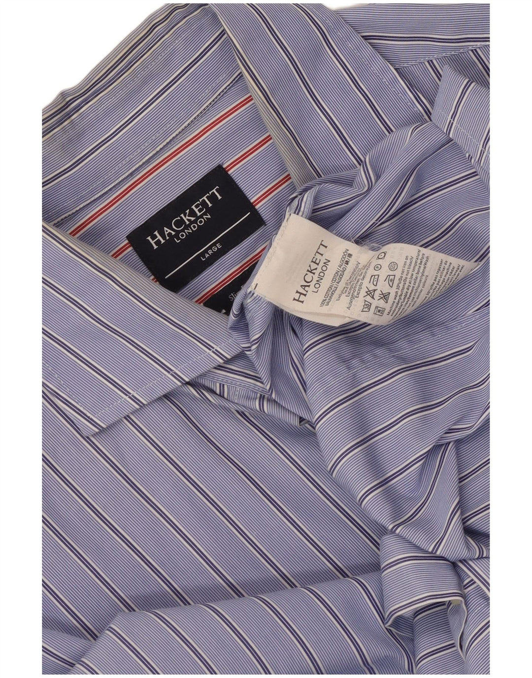 Hackett Chemise Slim Fit Homme Grand Bleu Rayé Coton