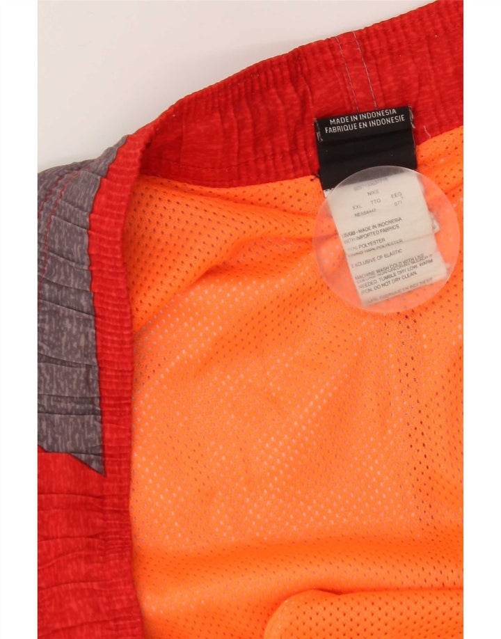 Nike Short de bain pour homme 2XL Multicolore Colourblock Polyester