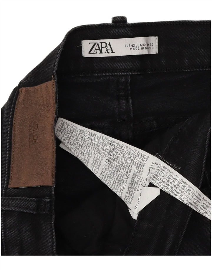 Zara Jean skinny pour homme EU 42 Large W32 L30 Gris Coton