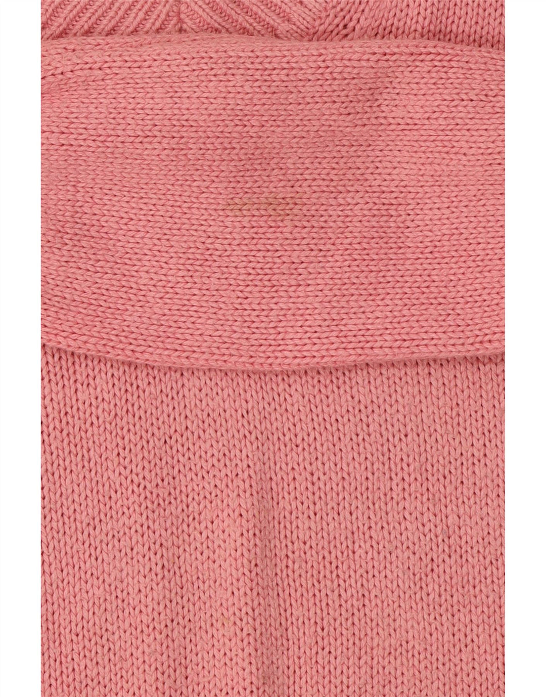 Marks & Spencer Pull col en V pour femme UK 14 Coton rose moyen
