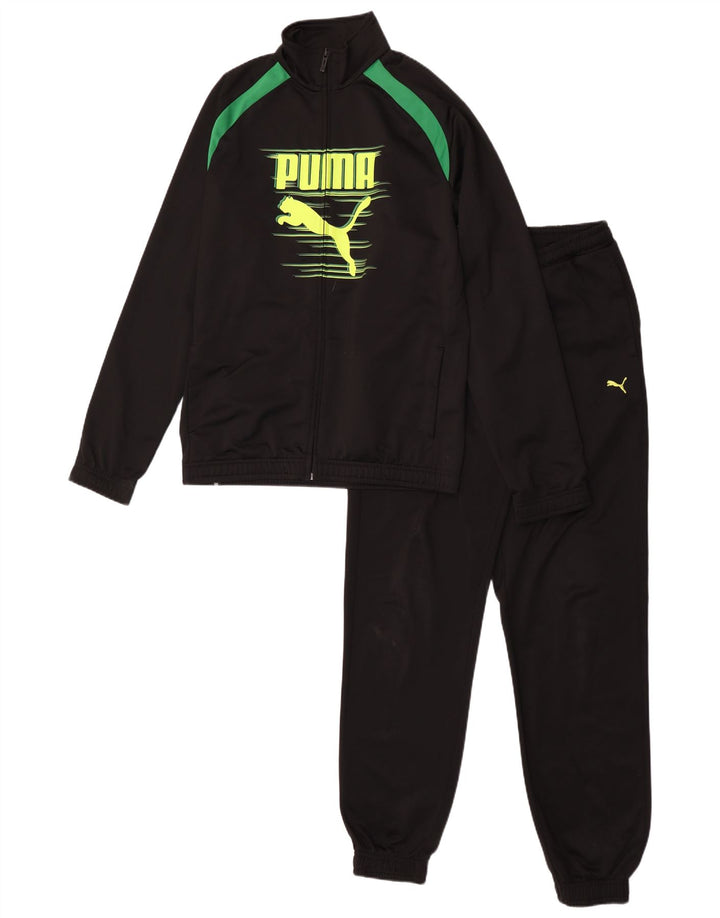 Puma Survêtement Graphic Full Garçon 15-16 ans Noir Colourblock