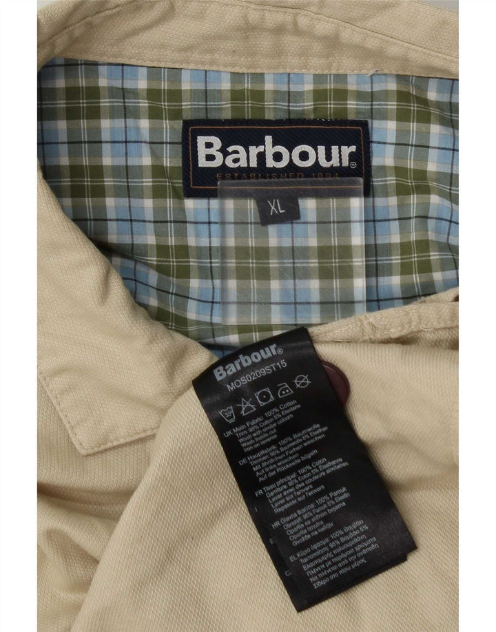 Barbour Veste utilitaire pour hommes UK 42 XL Coton beige