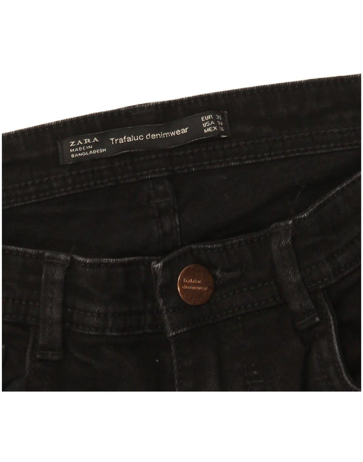 Zara Femme Jean évasé EU 36 XS W26 L32 Noir