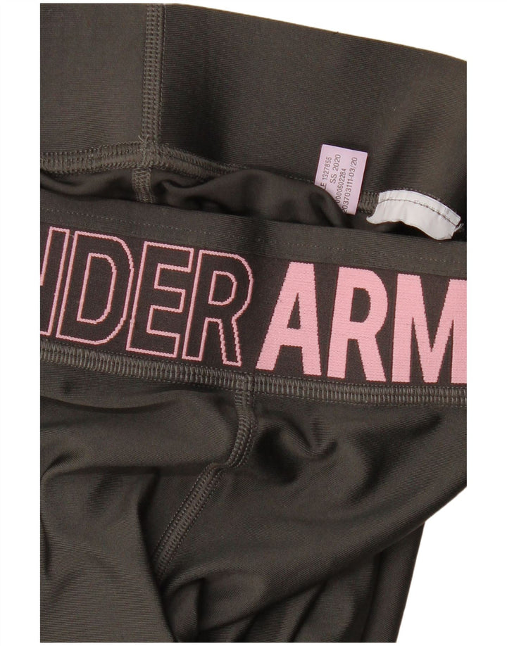 UNDER ARMOUR Legging graphique pour femme UK 8 Small Gris