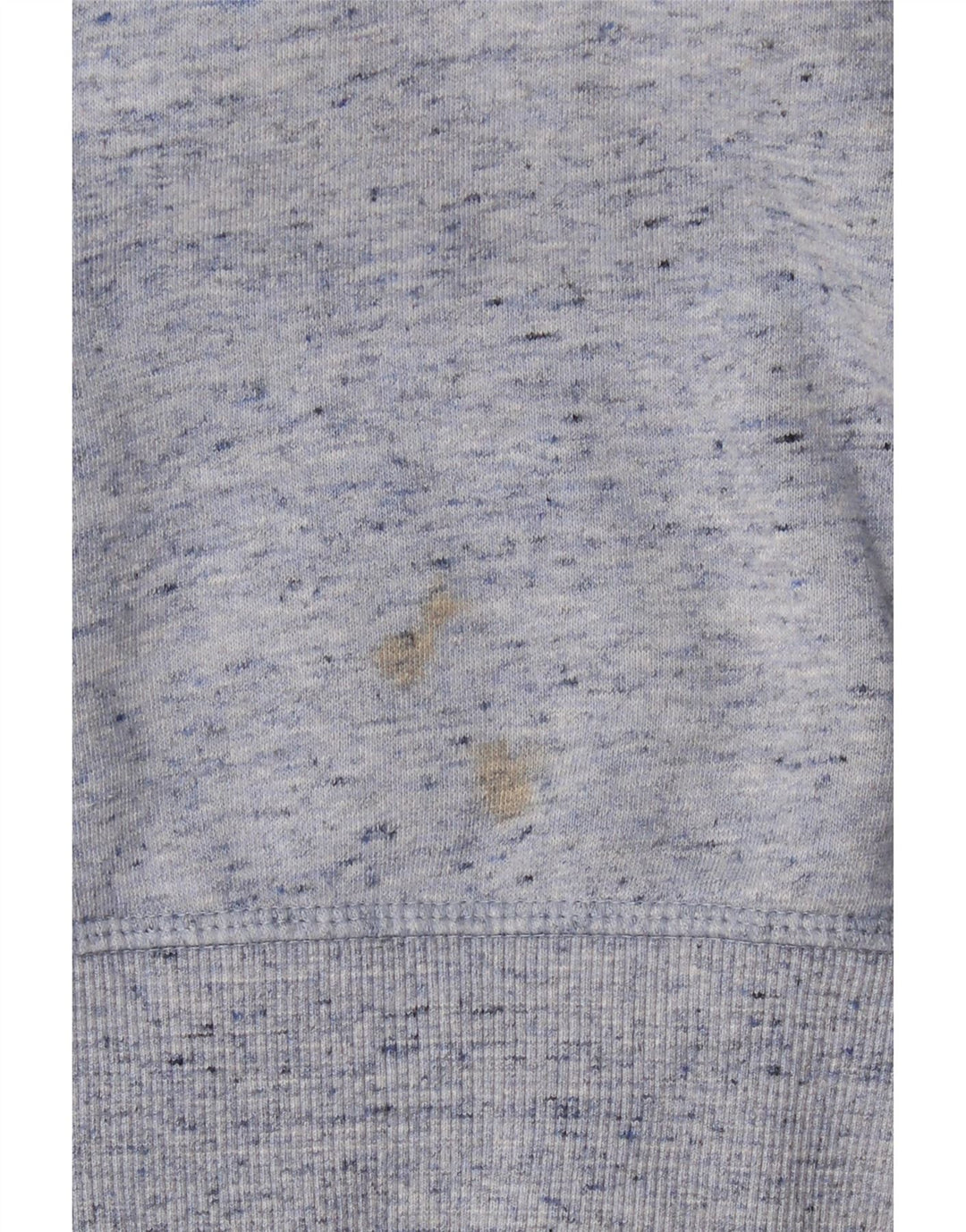 SUPERDRY Sweat-shirt à col zippé pour femme UK 12 Bleu moyen moucheté