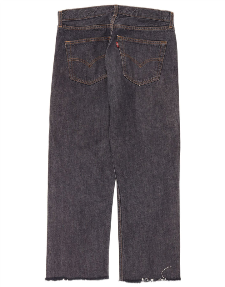 Levi's Jean Droit Court W31 L25 Homme Bleu Marine Coton