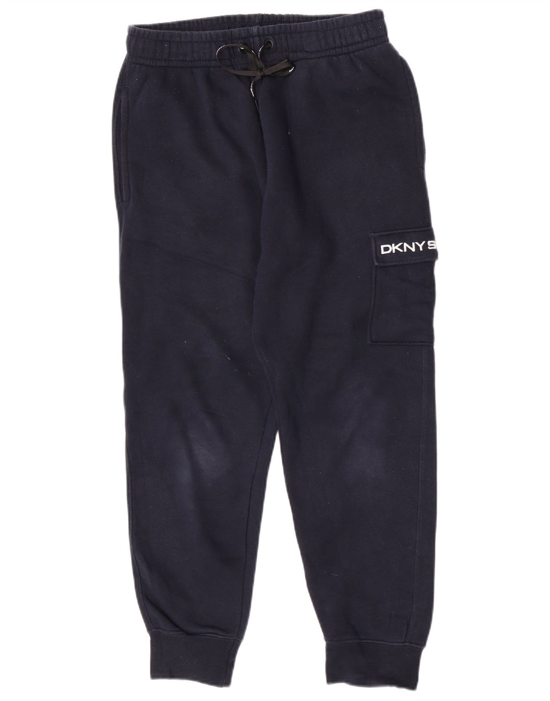 Dkny Pantalon de survêtement cargo pour homme en coton bleu marine moyen