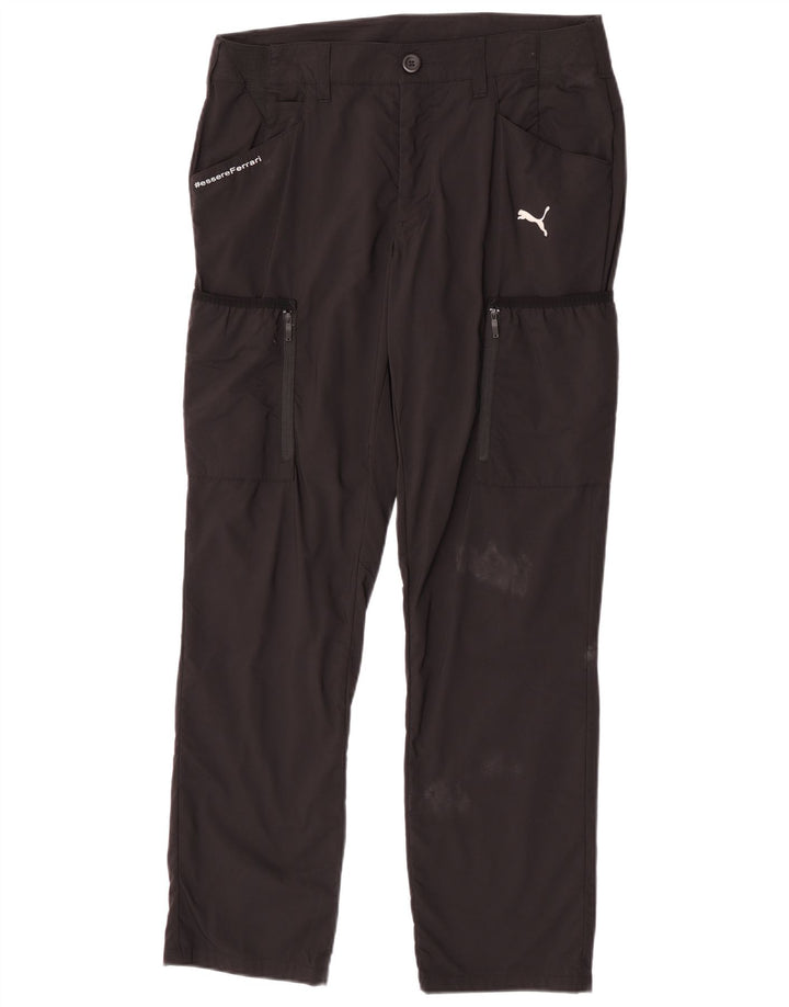Puma Pantalon Cargo Droit Ferrari W34 L32 Homme Noir Polyamide
