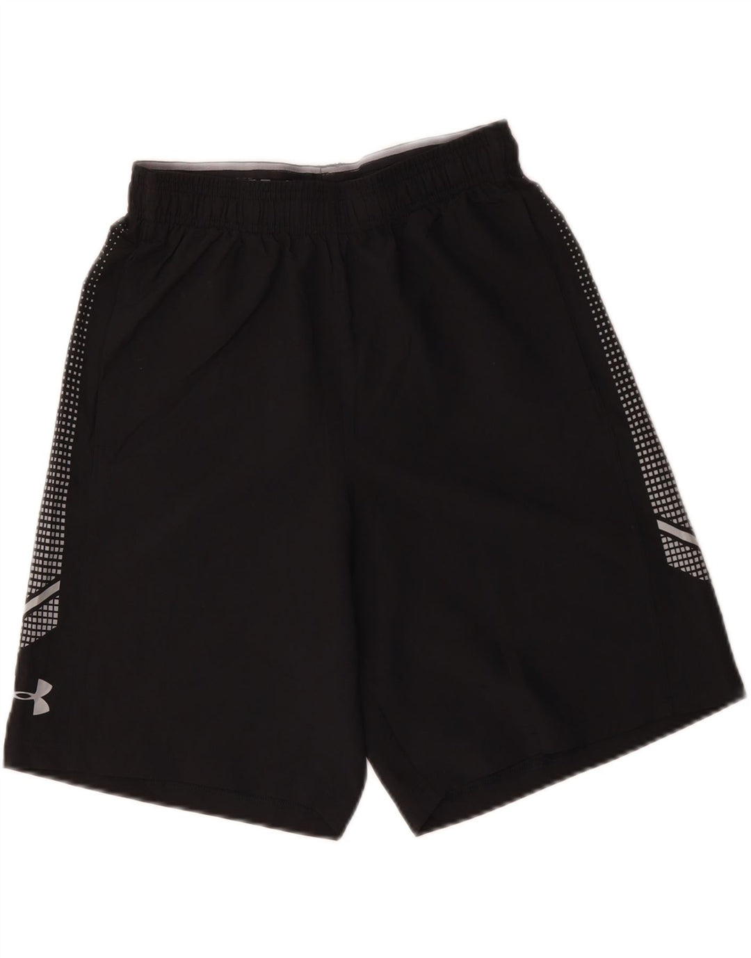 UNDER ARMOUR Short de sport Heat Gear pour homme Petit polyester à pois noir