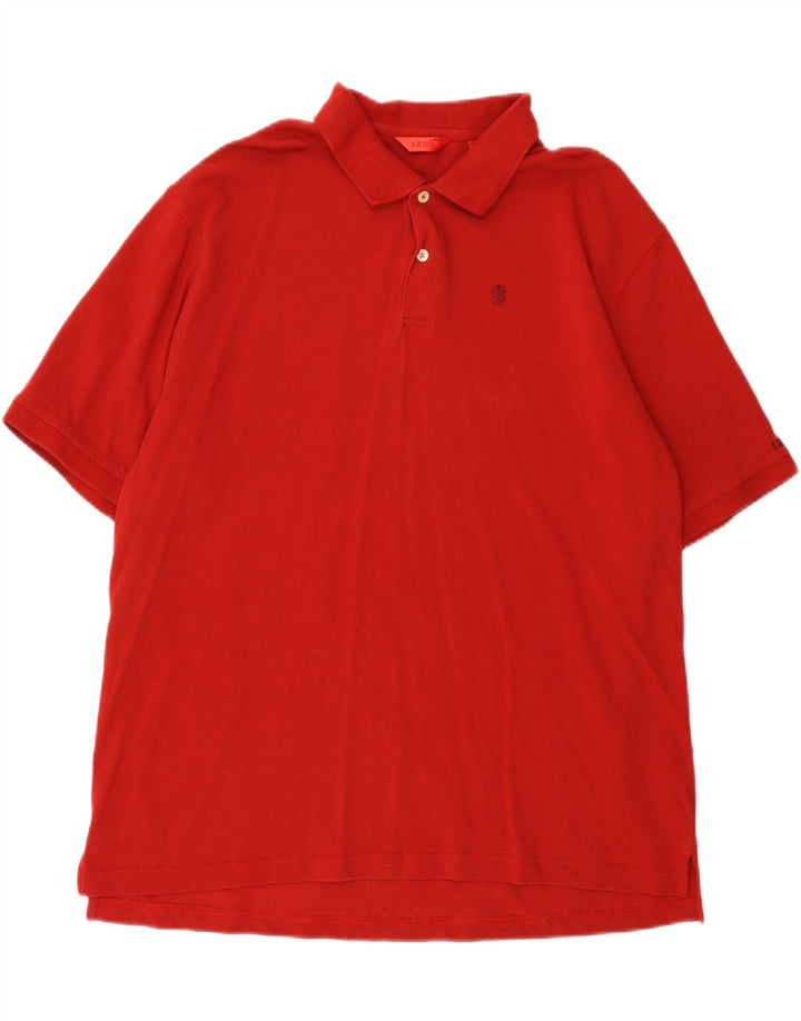Izod Polo Homme 2XL Rouge Coton