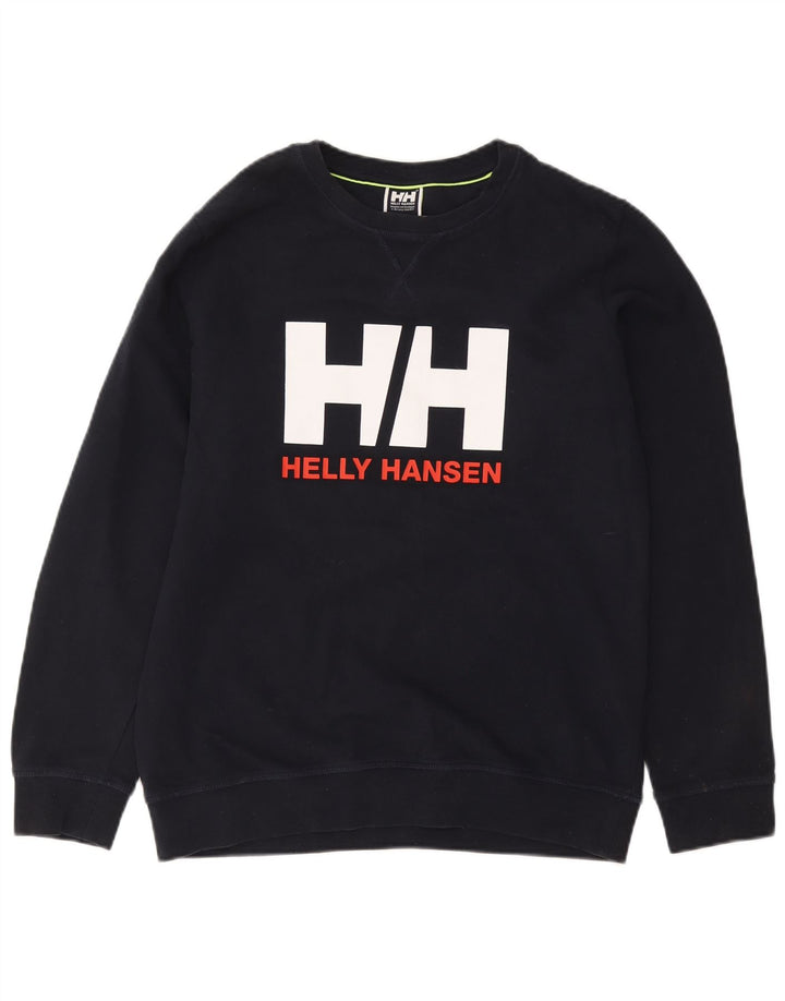 HELLY HANSEN Sweat-Shirt Graphique Homme XL Bleu Marine Coton