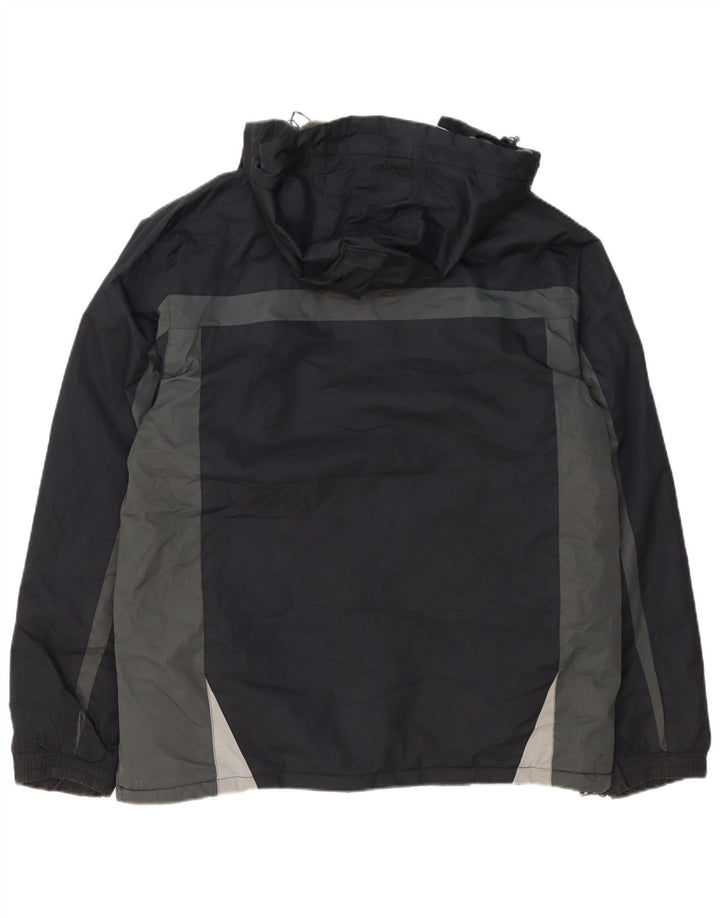 Mountain Warehouse Veste coupe-vent pour homme UK 40 Large Noir Colourblock