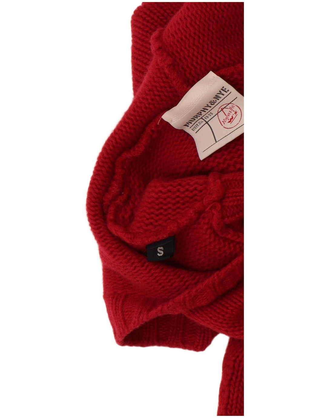 MURPHY & NYE Cardigan à capuche pour femme UK 10 Petit Bordeaux