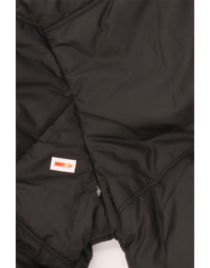 JACK WOLFSKIN Veste matelassée à capuche pour homme UK 40 Medium Noir Polyester