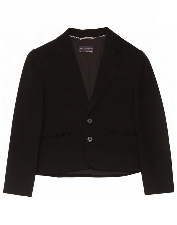 Marks & Spencer Veste blazer à 2 boutons pour femme UK 6 XS Noir Polyester