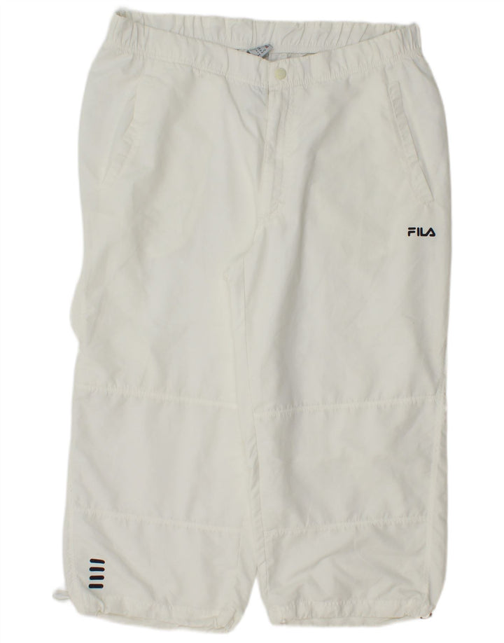 Fila Pantalon de Survêtement Capri Homme IT 56 XL Blanc Polyester