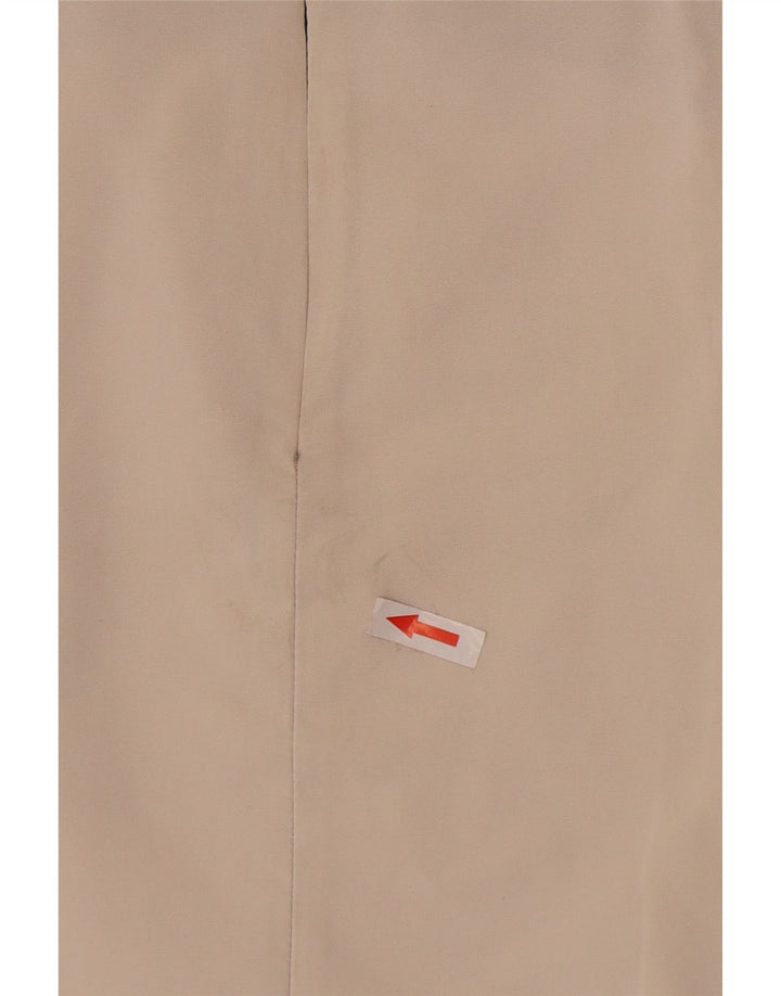 Max Mara Robe droite sans manches pour femme UK 16 Large Blanc Colorblock