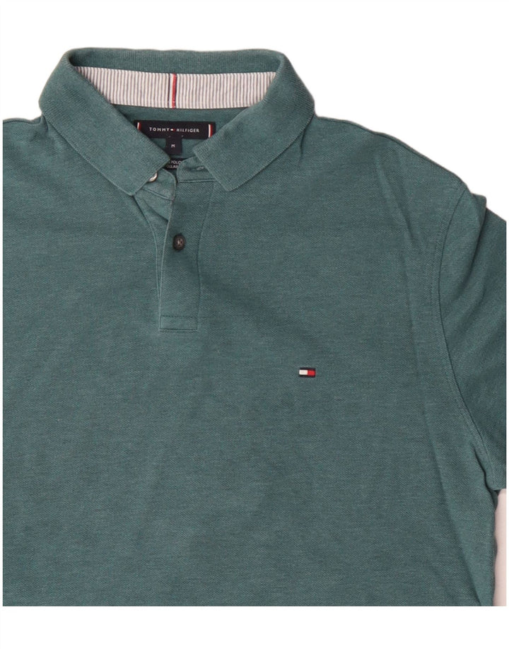 Tommy Hilfiger Polo Homme Bleu Moyen Coton
