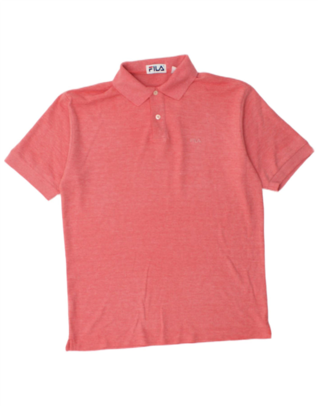 Fila Polo Homme IT 48 Coton Chiné Rouge Moyen
