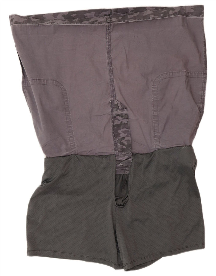 LEE Jupe-short pour femme US 14 XL Gris Camouflage Coton