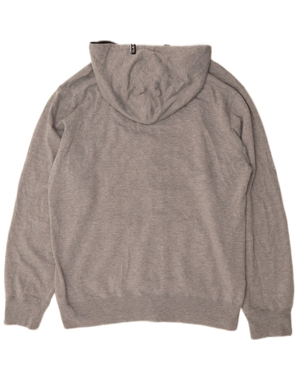 Billabong Pull à capuche zippé graphique pour homme XL en coton gris
