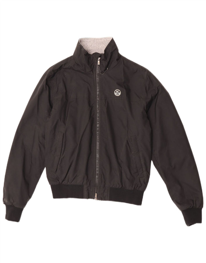 North Sails Veste Bomber Homme UK 36 Petit Noir Polyamide