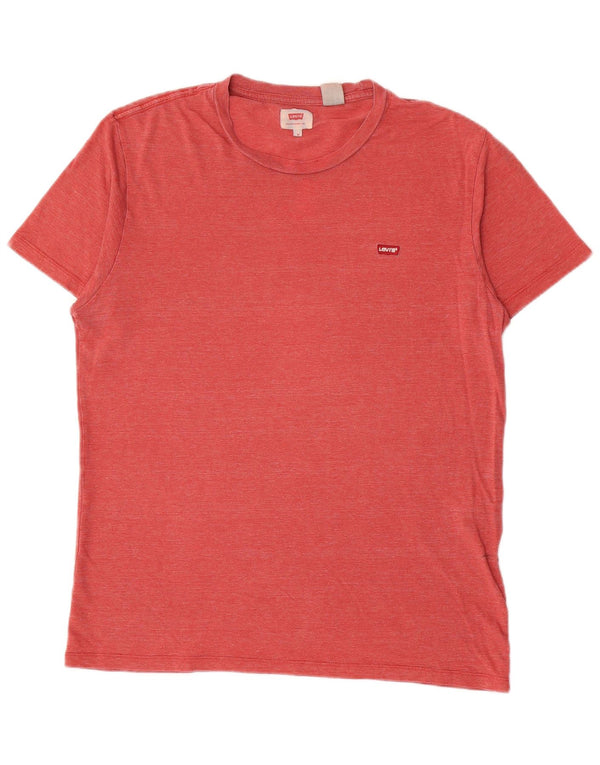 Levi's Tee-Shirt Homme Rouge Moyen Flecked Cotton