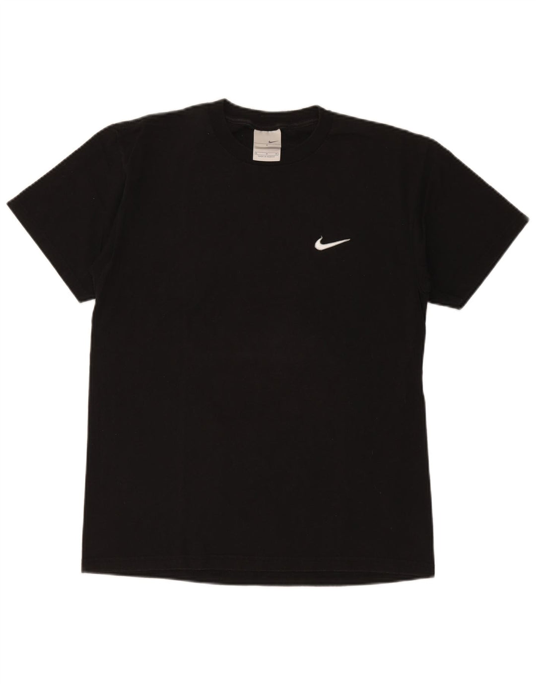 NIKE T-shirt graphique pour homme en coton noir moyen