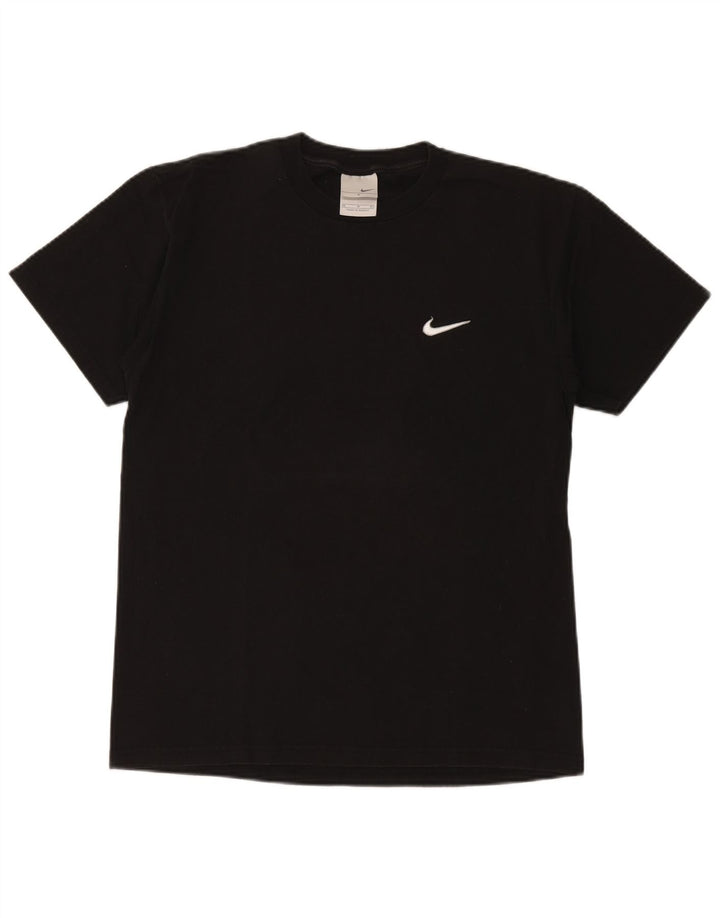 NIKE T-shirt graphique pour homme en coton noir moyen