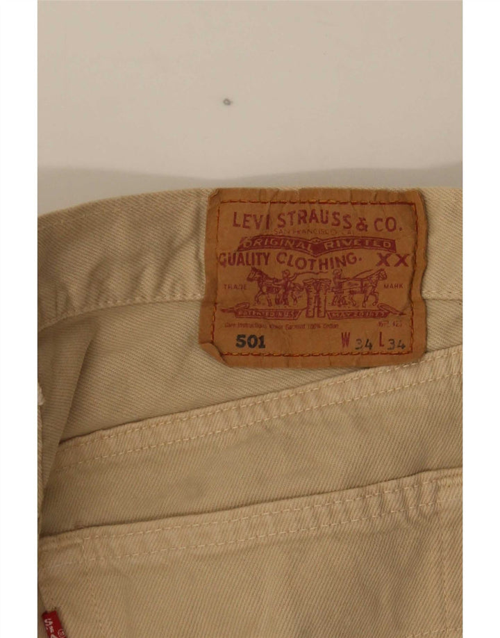 Levi's Jean Droit 501 Homme W34 L29 Beige