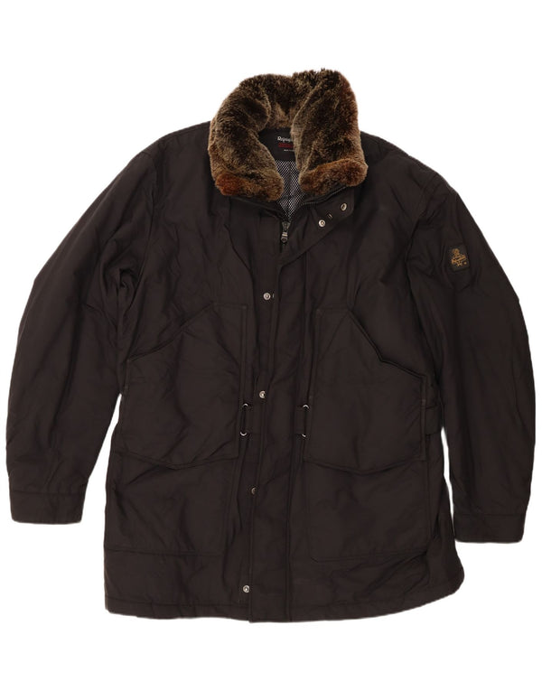 Refrigiwear Veste coupe-vent coupe régulière pour homme UK 44 2XL Nylon noir