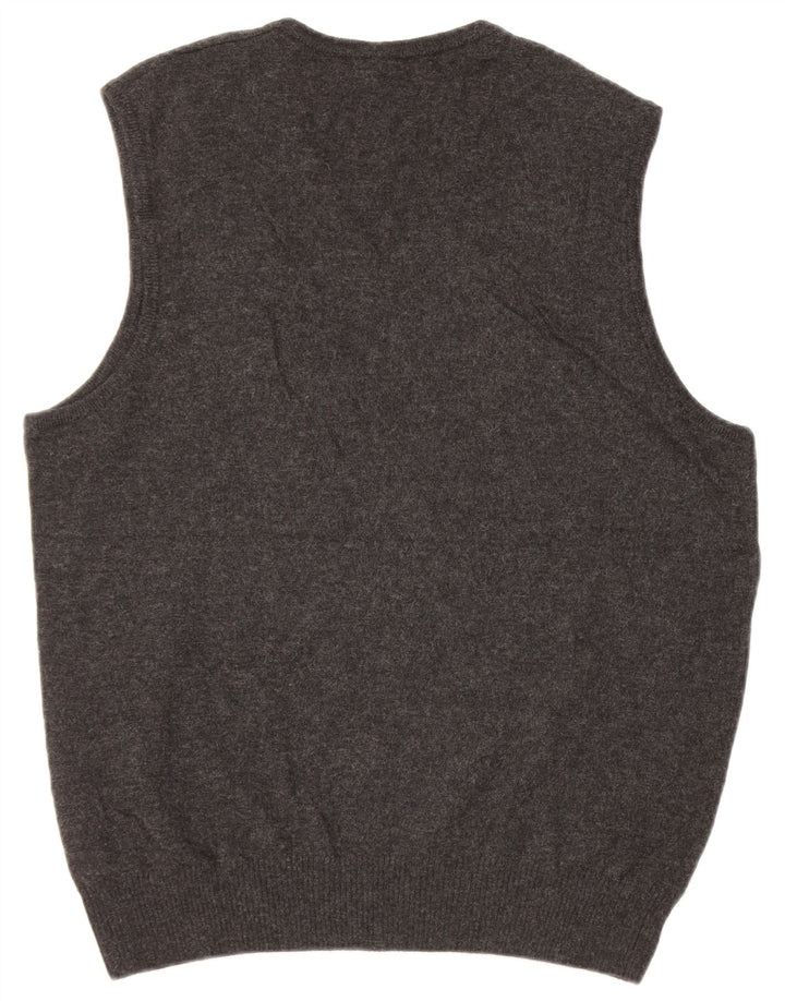 Joop Débardeur Homme IT 48 Laine Vierge Mouchetée Noir Moyen