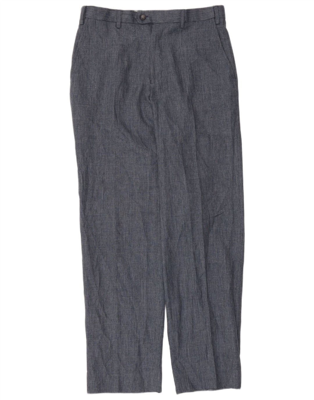 Marks & Spencer Pantalon de costume coupe classique pour homme W32 L33 Bleu Polyester
