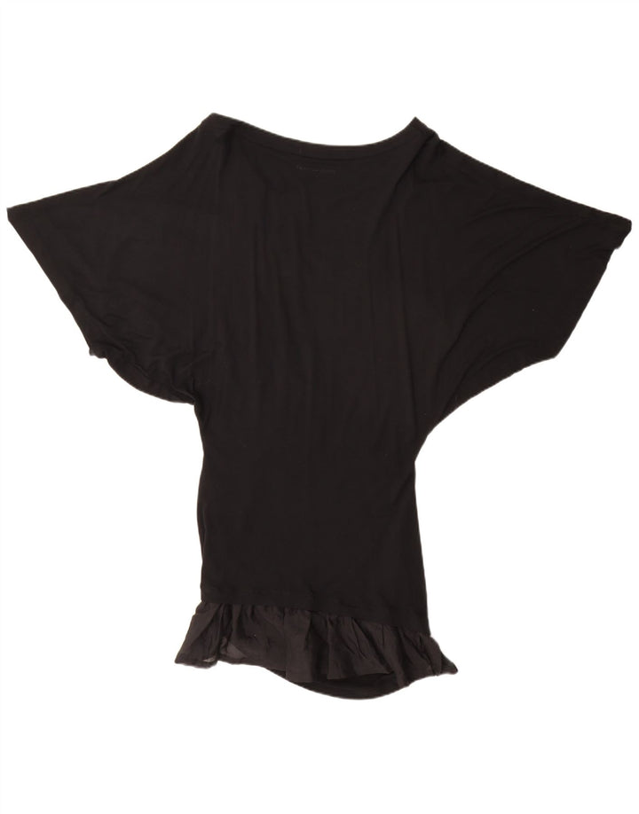 Versace Femme Robe Tunique Chauve-Souris IT 48 XL Noir Viscose