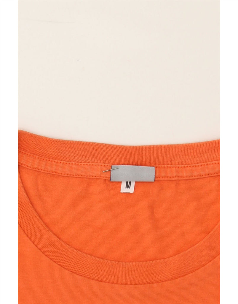 ASICS Womens T-Shirt Top UK 12 Medium Orange Cotton Vintage Asics and Second-Hand Asics from Messina Hembry 