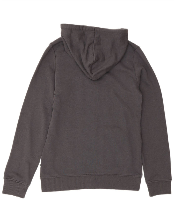 Carrera Pull à capuche zippé pour homme Petit coton gris