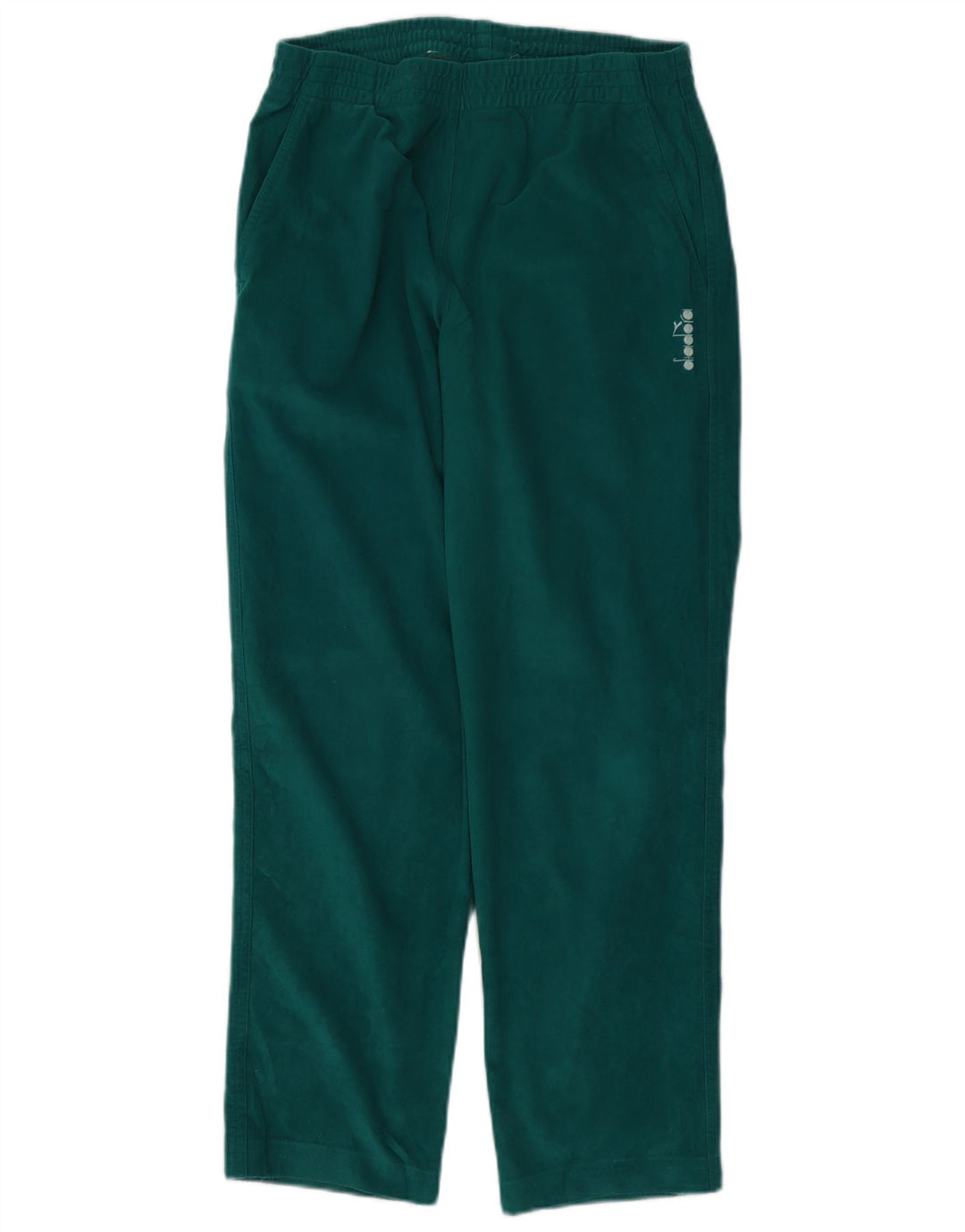 Diadora Pantalon de survêtement en velours pour homme UK 38 Vert moyen Polyester