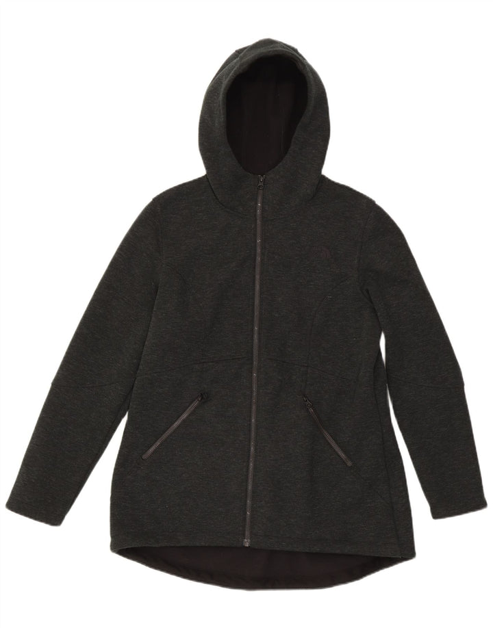 The North Face Pull à capuche zippé pour femme UK 16 Large Gris Polyester