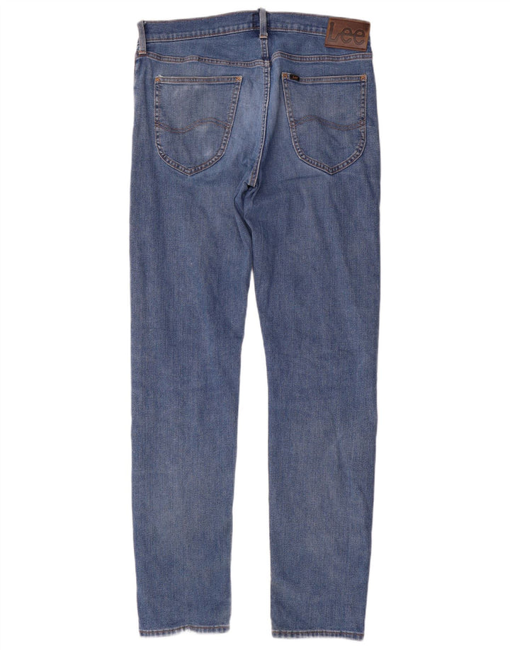 Lee Jean droit régulier pour hommes W32 L34 bleu coton