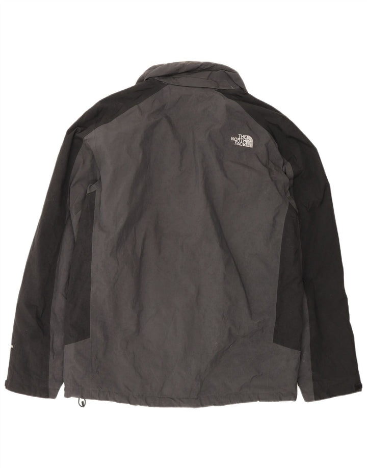 The North Face Veste coupe-vent pour hommes UK 38 Nylon colorblock gris moyen