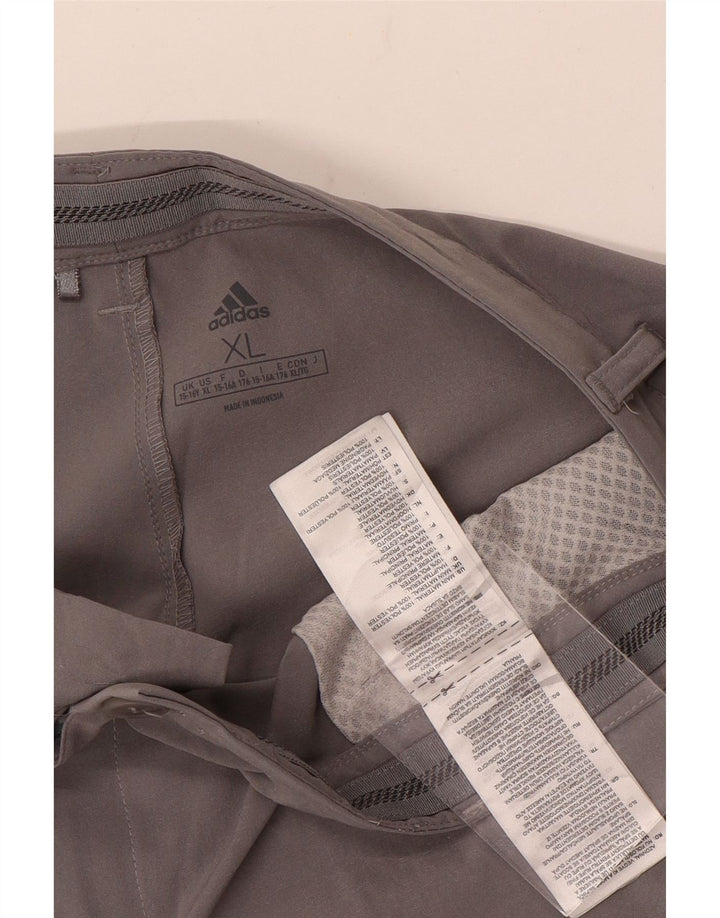 Adidas Short Chino Garçon 15-16 Ans XLarge Gris