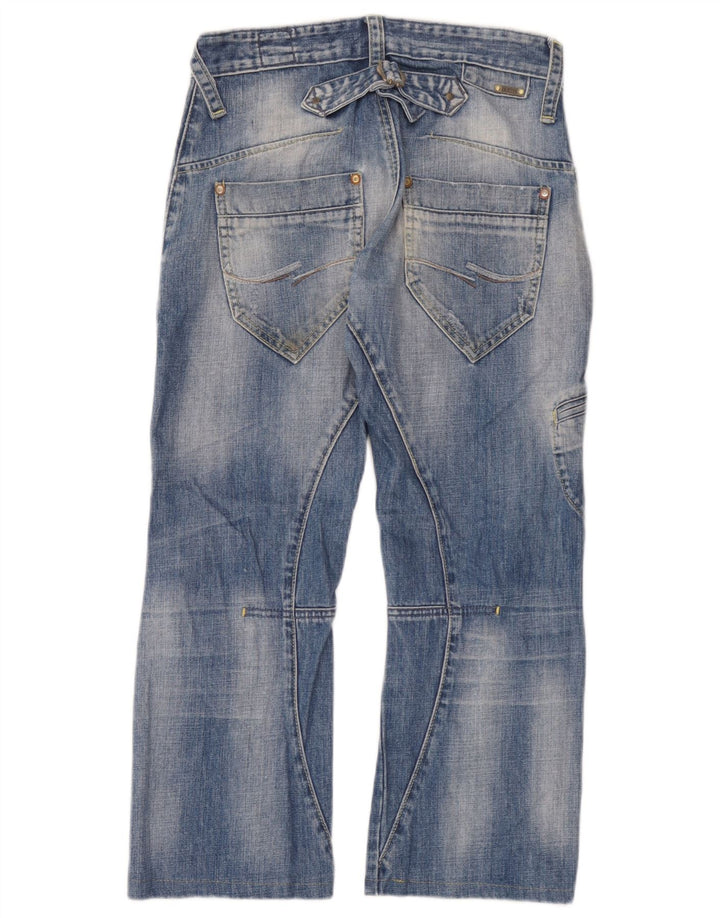 Jack & Jones Jean Court Cargo Effet Déchiré W30 L25 Homme Bleu